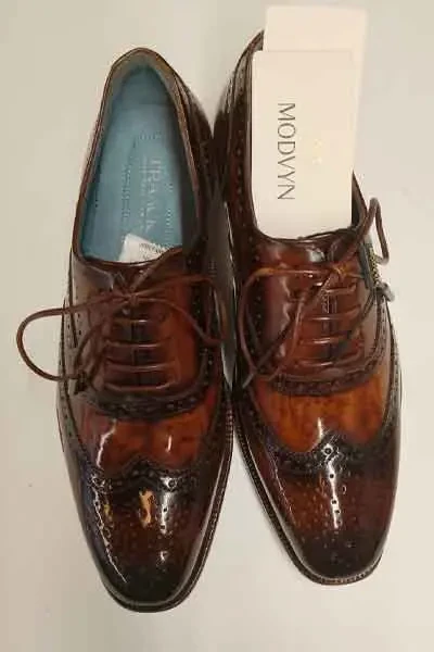 Wingtip Oxford (Italian Patina) Brown