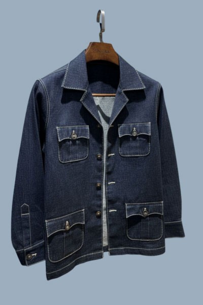 Western Shirt Selvedge Denim Indigo